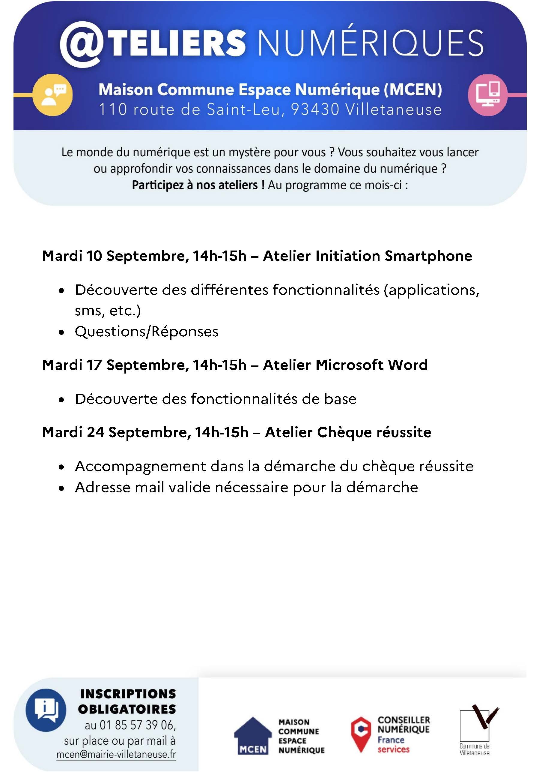 Programme Septembre 2024